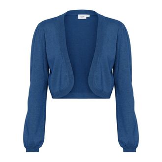 Saint Tropez Mila SZ Bolero - Knitwear - Mujer - Azul - S