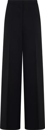 Moschino Palazzo Trousers - female - Moschino - Wide Trousers - Black - XS - Trousers