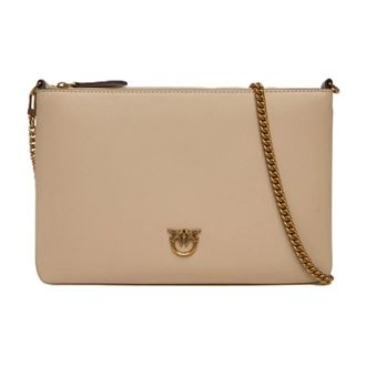 Pinko Mujer, Bolsos, Beige, Talla: ONE Size