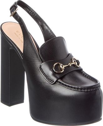 Gucci Horsebit Leather Pump