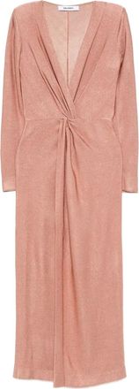 Antonino Valenti Abito midi con glitter - Rosa