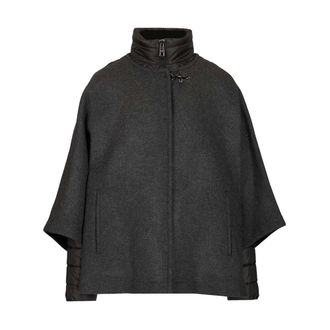 Fay Double Cap - female - Fay - Light Jackets - Gray - M - Jackets