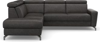 Sit&more Ecksofa »Scarlett L-Form« inklusive Kopfteilverstellung, wahlweise mit Bettfunktion, Bettkasten