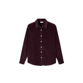 American Vintage Padow Shirt - Dames - Blouses & Shirts - Rood - Maat: M/L