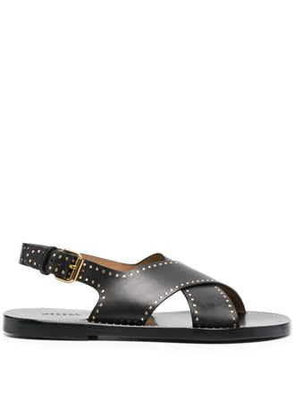Isabel Marant Sandali Jane con borchie - Nero