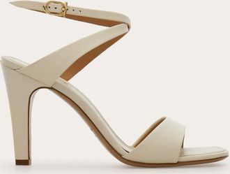 Ferragamo Women High heeled sandal White Size 10.5