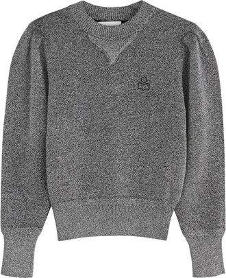 Isabel Marant Isabel Marant étoile Kelaya Logo Knitted Jumper - Silver - 42 (UK14 / L)