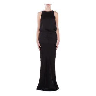 Dondup Gala Jurk - Dames - Avondkleed - Zwart - M - Kleedjes