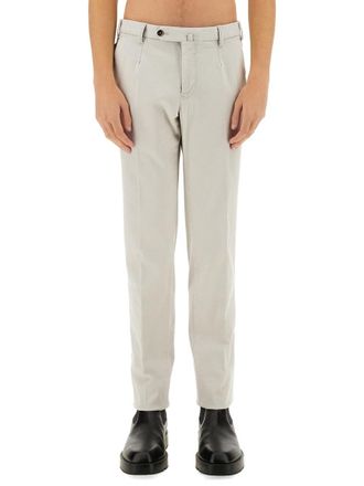 Pantaloni Torino Mens 98% Cotton 2% Elastane Made In Tunisia - Light Grey - Size EU 46 (Mens)