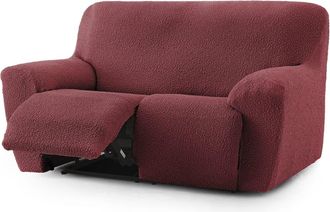 Eysa Funda de sofá 2 plazas relax elástica burdeos 150 - 200