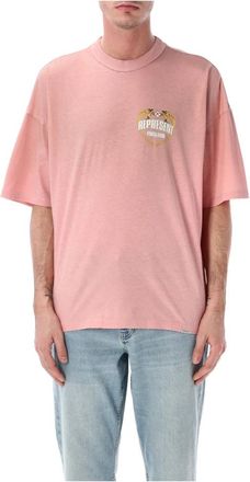 Represent Angel Border T-shirt - Heren - T-shirts - Roze - S - Katoen - Tops