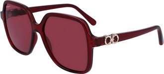 Ferragamo SF 1083S 612 Womens Sunglasses Burgundy Size 57