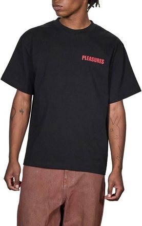 Pleasures Impact Heavyweight Cotton Graphic T-Shirt in Black at Nordstrom, Size Xx-Large