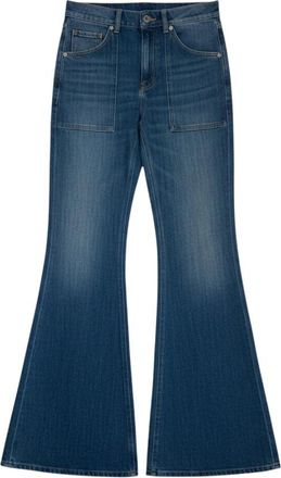Dondup Ariana Jeans - Dames - Flared Jeans - Blauw - W24 - Katoen - Jeans
