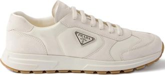 Prada Prax Suede And Re-nylon Sneakers