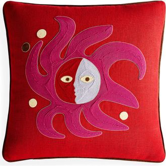 Jonathan Adler Playa Pillow in Sun at Nordstrom, Size 1Ft 8In X 1Ft 8In