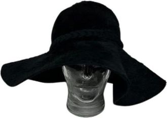 Bottega Veneta Pre-owned Accessories, female, Black, Size: ONE SIZE Pre-owned Panama Hat