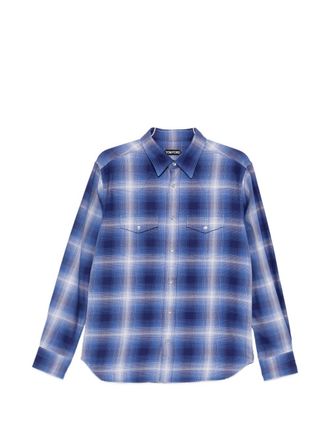 Tom Ford Mens Shirts Blue