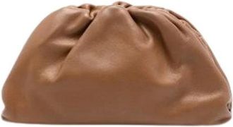 Bottega Veneta Pre-owned Mini Pouch - Dames - Vintage Clutch - Bruin - ONE Size - Leer - Vintage