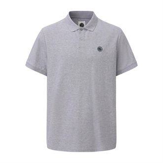 Pretty Green Heren Katoenen Polo Shirt (Grijs)