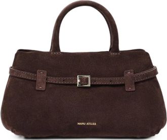Manu Atelier 25 Le Cambon Suede Tote Bag