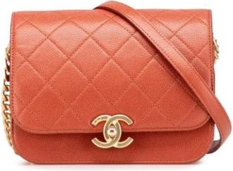Chanel Borsa a tracolla trapuntata Pre-owned - - Pre-owned - Donna - Rosso - ONE SIZE