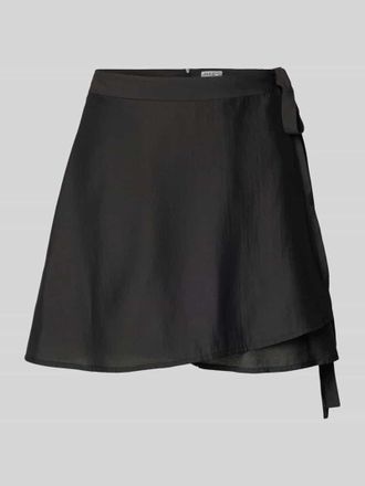 Jake*s Casual Minirock mit Schleifen-Detail in Black, Gr&ouml;&szlig;e 38