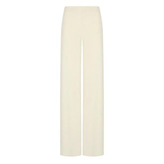 Marella Broeken, Dames, Beige, XS, Polyester, Trefolo Broek