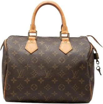 Louis Vuitton Pre-owned Speedy 25 - Dames - Vintage Handtas - Bruin - ONE Size - Leer - Vintage
