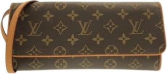 Louis Vuitton Pre-owned Cross Body Bags, female, Brown, Size: ONE SIZE Pre-owned Pochette Shoulder Bag