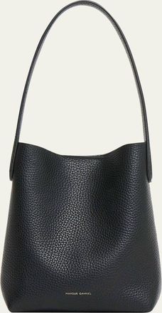 Mansur Gavriel Mini Everyday Cabas Leather Top-Handle Bag