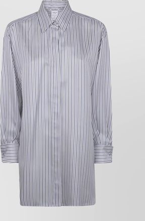Max Mara silk striped shirt