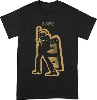 Spangled T Rex Electric Warrior T-Shirt Mens Unisex Black Tees L