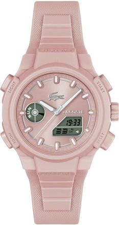 Lacoste LC33 Silicone Strap Watch, 40mm in Blush at Nordstrom