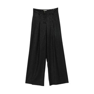 Pennyblack Pantaloni a gamba larga - - Trousers - Donna - Nero - L