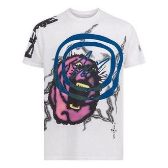 Travis Scott Cactus Jack For Fragment Sunrise Tee White CJFRSS05
