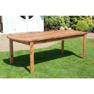 Charles Taylor Trading Charles Taylor - Eight Seater Rectangular Table - W240 x D95 x H80 - Fully Assembled