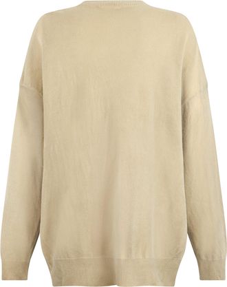 Our Legacy Mens Wool Sweater Beige Merino Sweatshirts