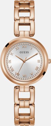 Guess Rose Gold-Tone Round Analog Watch