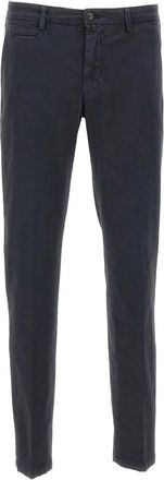 BRIGLIA 1949 Navy Slim Fit Chinos - Heren - Chinos - Blauw - 3XL - Katoen - Broeken