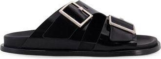 Alohas Alba Sandal - Dames - Sandalen - Zwart - 37 EU - Leer - Schoenen