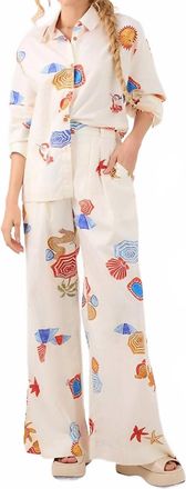 Dress To Sun Print Shirt In White
