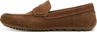 Tamaris Su&egrave;de Loafer in Cognac Bruin - Heren - Loafers - Bruin - 46 EU - Su&egrave;de - Schoenen
