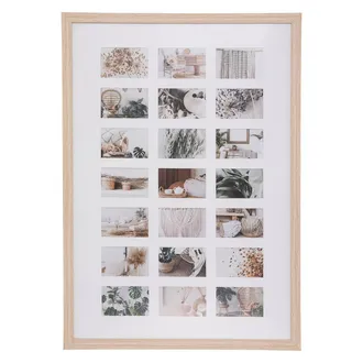 Atmosphera Atmosphera - Marco Collage Etienne - 21 Fotos - Madera Y Papel Cr&eacute;ateur DInt&eacute;rieur