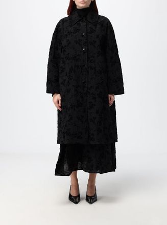 Ter Et Bantine Ter et Bantine Cappotto lungo monopetto con dettagli floreali