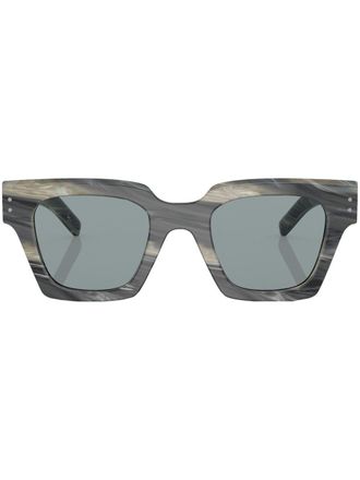 Dolce & Gabbana Eyewear Occhiali da sole squadrati - Grigio