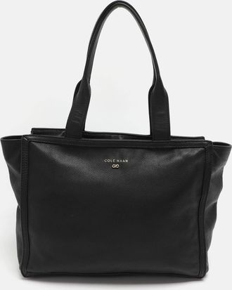 Cole Haan Black Leather Tote