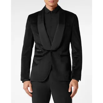 Philipp Plein Blazer Men in Black at Nordstrom, Size 52