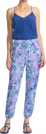 Johnny Was Nina Jogger Pant In Rose Of Sharon Purple