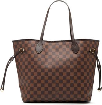 Louis Vuitton Borsa tote Neverfull PM in tela Damier Eb&egrave;ne 2015 - Marrone
